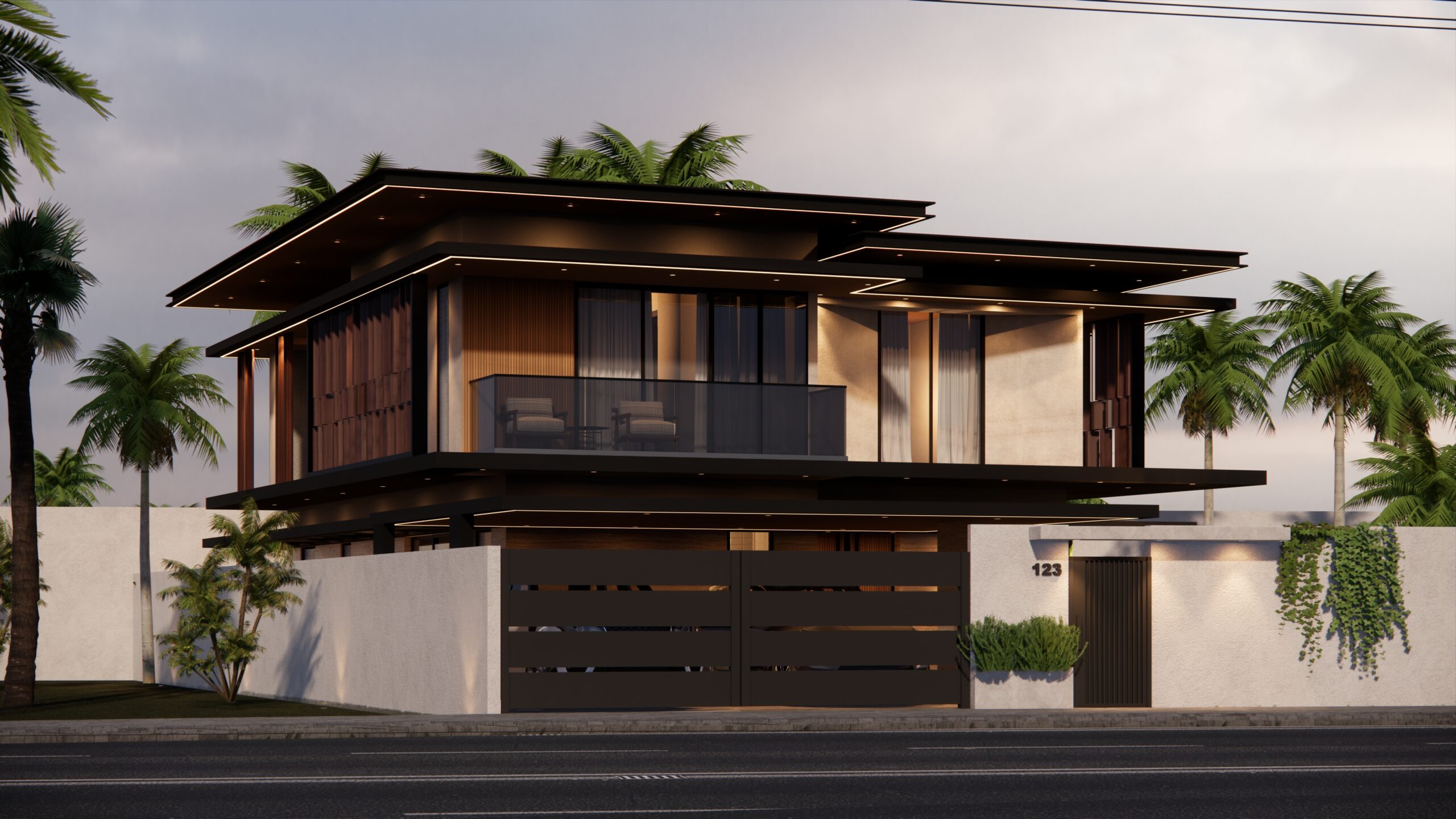 MR.CRUZ FRONT VIEW WITH BALCONY